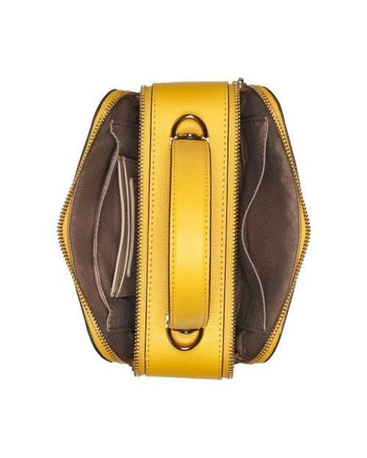 Karl Lagerfeld Yellow Simone Camera Crossbody