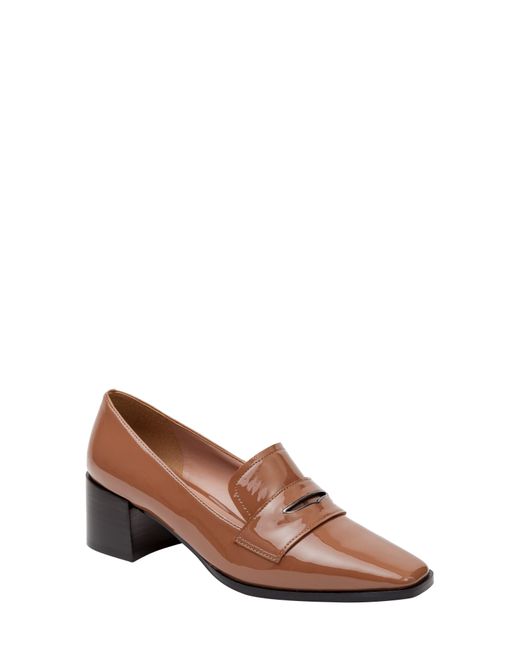 Linea Paolo Miramar Penny Loafer Pump in Brown Lyst