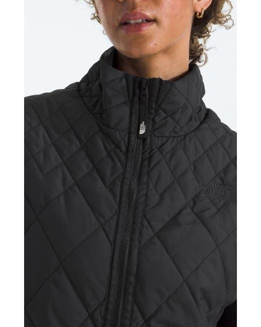 The North Face Black Diamond Peak Water Repellent Quilted Long Vest