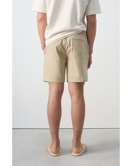 Mango Natural Drawstring Shorts for men
