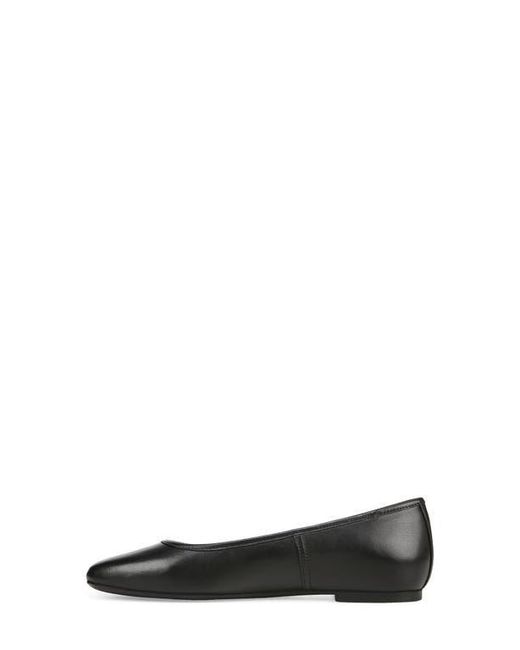 Vionic Black Orinda Square Toe Flat