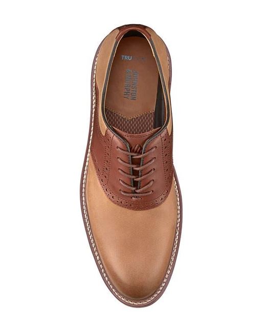 Johnston & Murphy Brown Upton Saddle Shoe for men