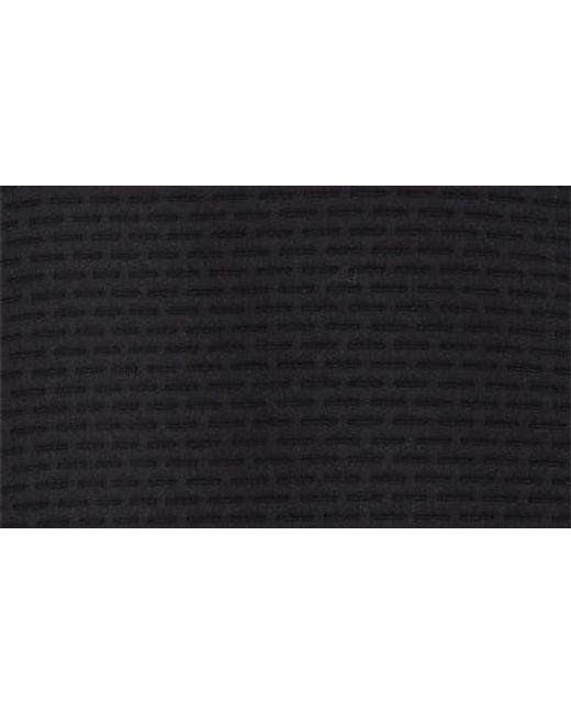 Zella Black Textured Half Zip Pullover