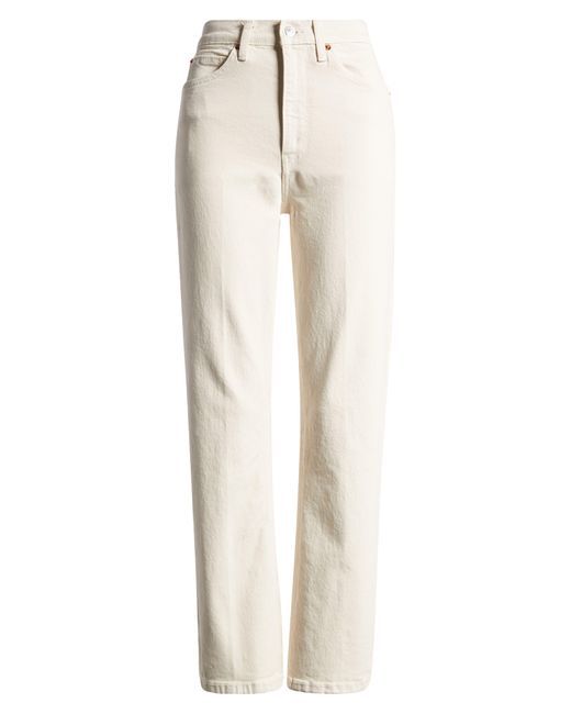 Re/done Natural '70s Crop Bootcut Jeans