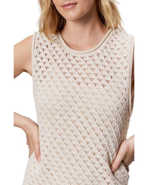 Sanctuary White Summer Shell Open Stitch Minidress