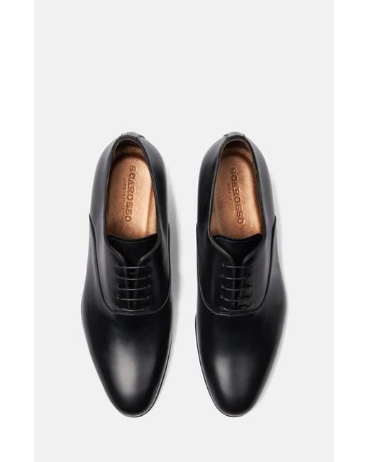 Scarosso Black Ballo Oxfords for men