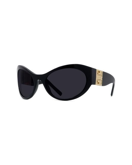 Givenchy Black 4g 63mm Oversize Cat Eye Sunglasses