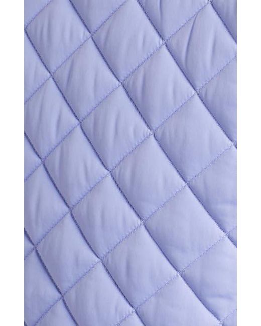 Thread & Supply Blue Quilted Puffer Jacket