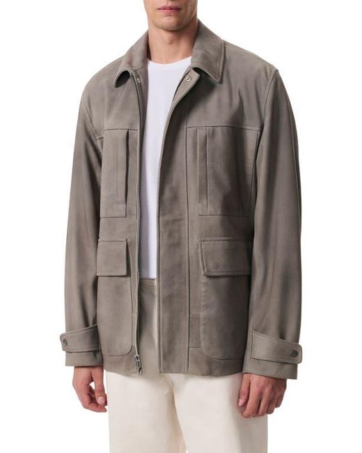 Rag & Bone Brown Pace Suede Chore Jacket for men
