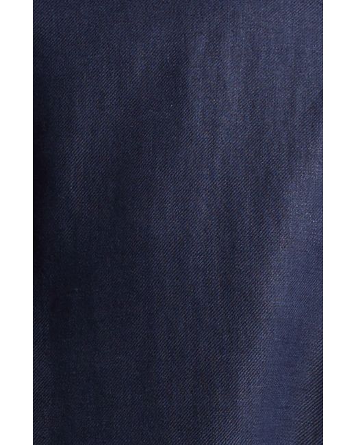 Agnona Blue Linen Sport Coat for men