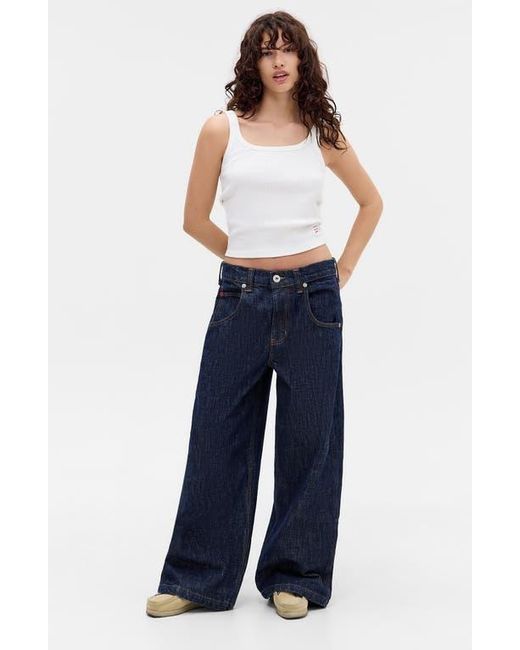 BDG Blue Niko Skate Wide Leg Jeans