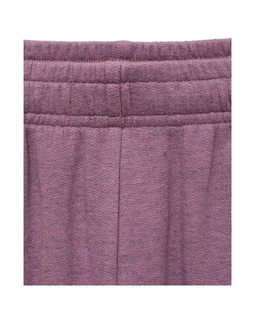 Mango Purple Stretch Cotton Fleece Joggers