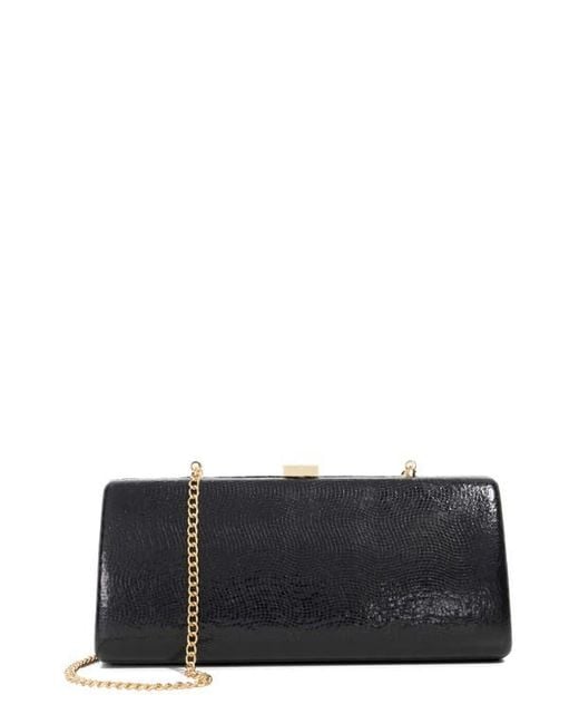 Dune Gray Belinda Frame Clutch
