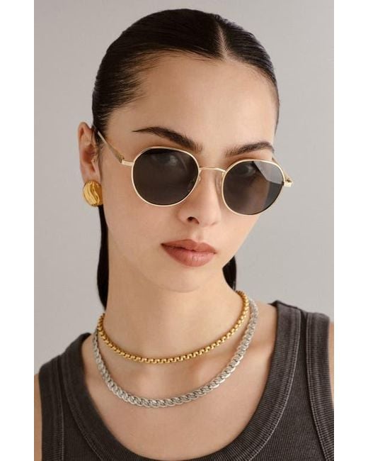 Le Specs Odyssey Round Sunglasses For Men Lyst le-specs-odyssey-round-sunglasses-for-men-lyst