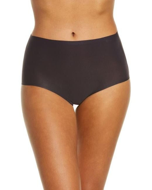 Chantelle Brown Soft Stretch High Waist Briefs