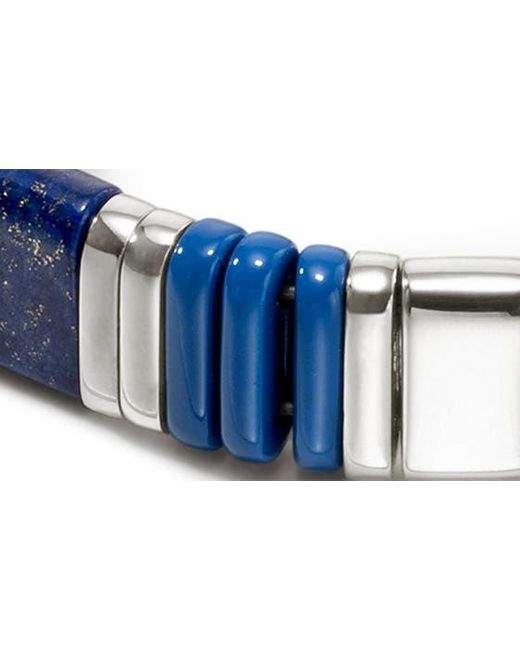 John Hardy Blue Colorblock Beaded Bracelet