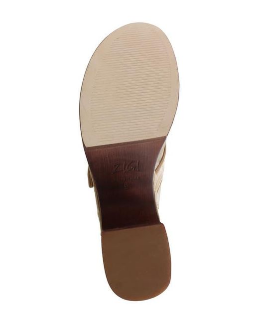 Zigi Brown Macarena Platform Clog