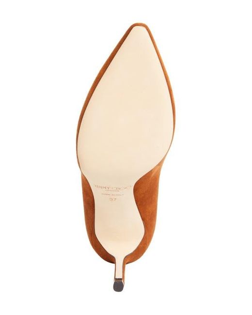 Jimmy Choo Brown Romy Pointed Toe Pump