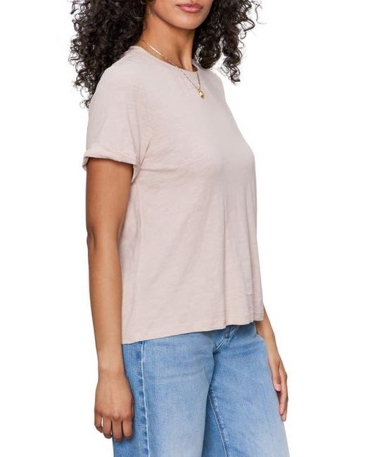 Sanctuary White Perfect Roll Sleeve Cotton T-Shirt