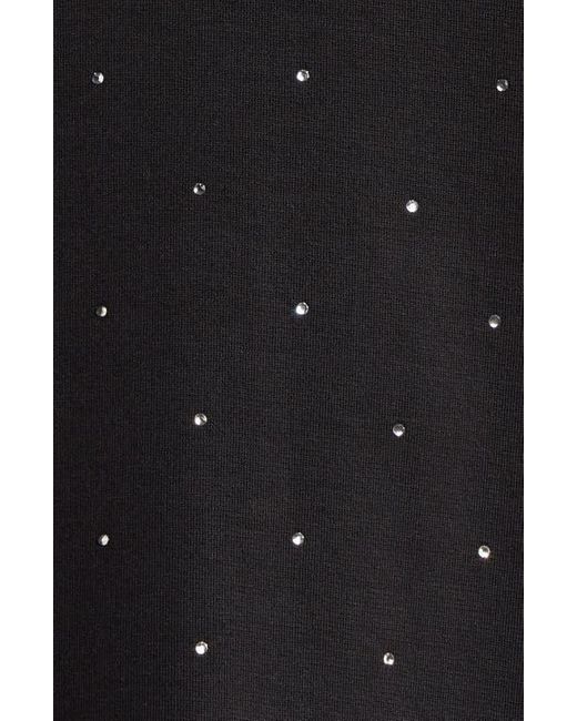 Tommy Bahama Black Darcy Diamante Sleeveless Ponte Shift Dress