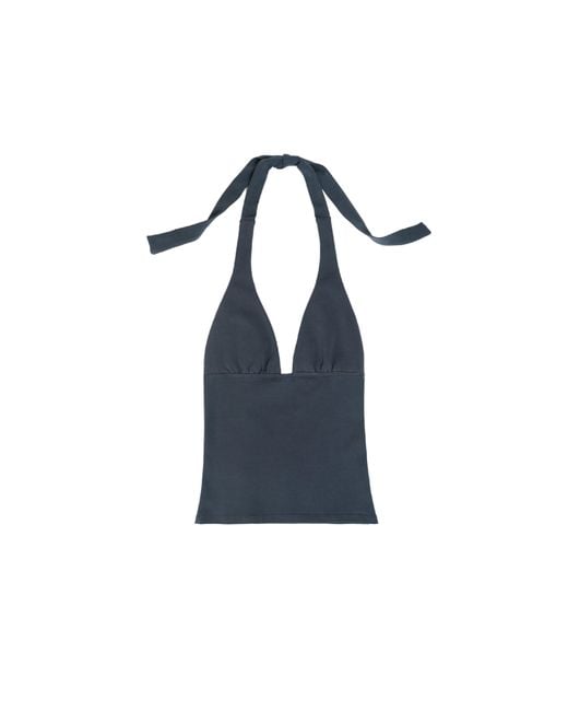Oddli Blue Halter Top