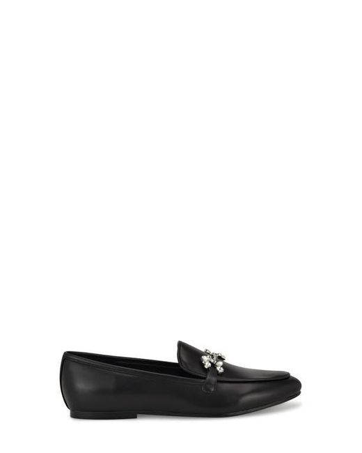 Nine West Black Base Embellished Bit Loafer