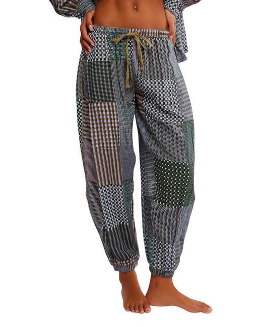 Free People Gray Night After Night Pajama Pants