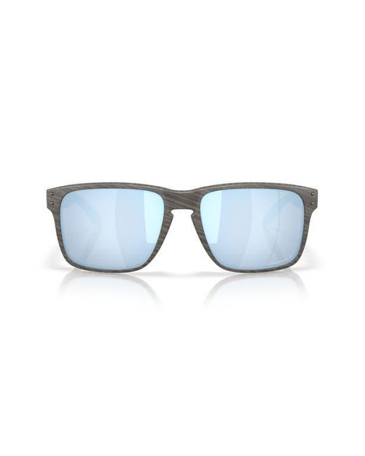 Oakley Blue Prizm Deep H2O 61Mm Rectangular Sunglasses for men