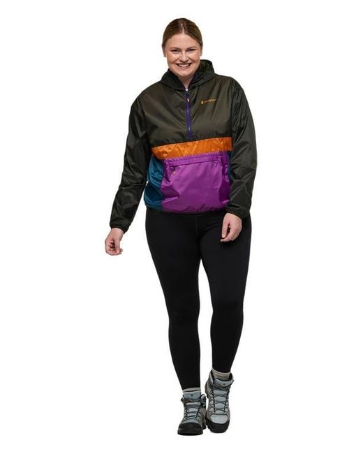 COTOPAXI Blue Teca Half-Zip Windbreaker