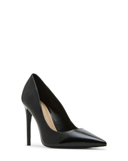Steve Madden Black Noir Pointed Toe Pump