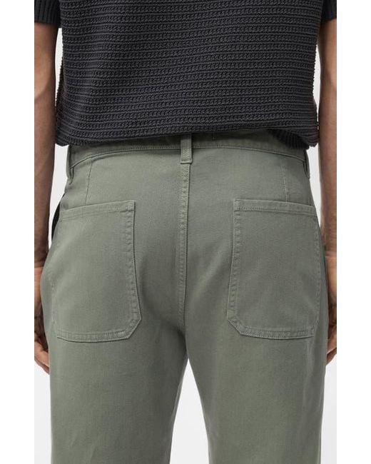 Mango Green Regular Fit Jeans for men