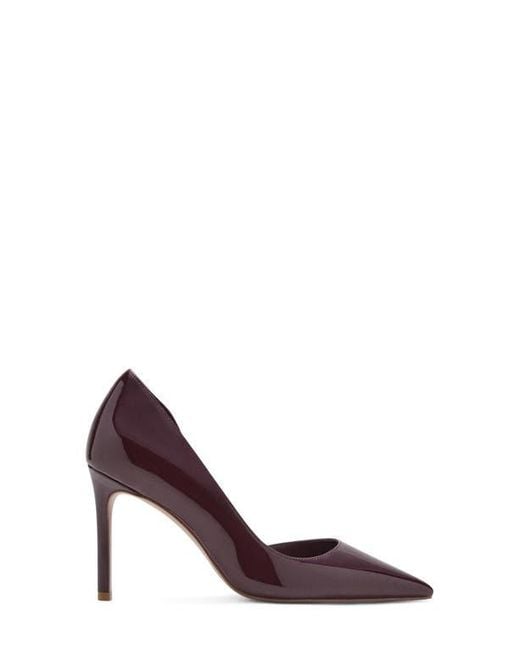 Mango Purple Audrey Half D'Orsay Pump