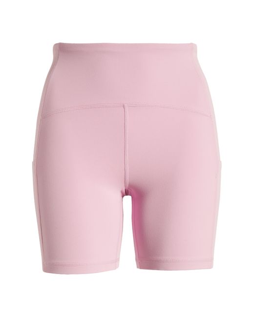 Zella Pink Studio Luxe Pocket Bike Shorts