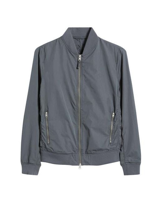 AllSaints Men's Gray Bassett Bomber Jacket
