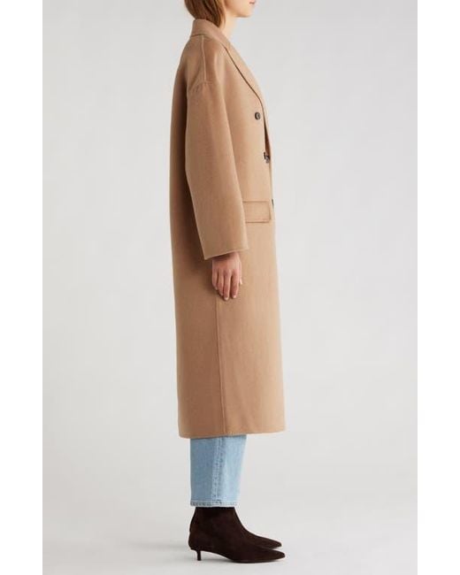 Reiss Natural Lara Double Breasted Coat