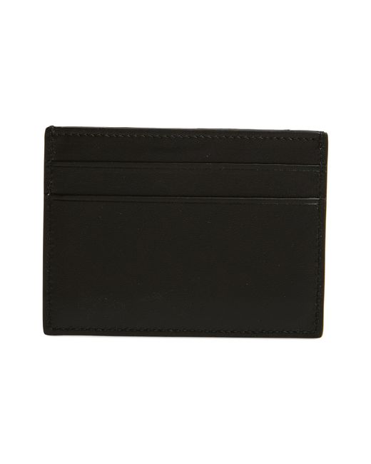 Balenciaga Black Duty Free Leather Card Holder for men