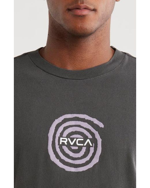 RVCA Gray Easter Basket Cotton Graphic T-Shirt for men