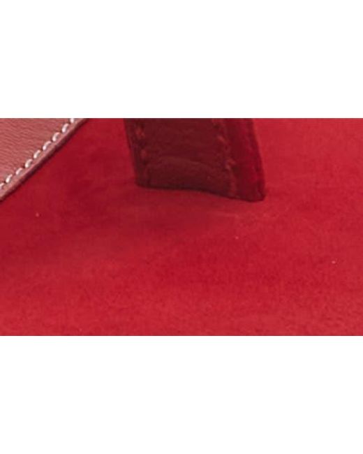 Totême  Red Kitten Heel Flip Flop