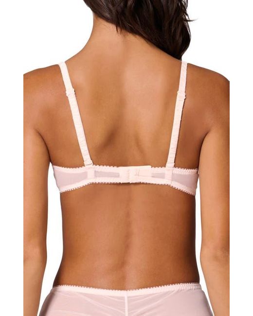 Simone Perele Pink Intrigue Sheer Full Coverage Underwire Plunge Bra