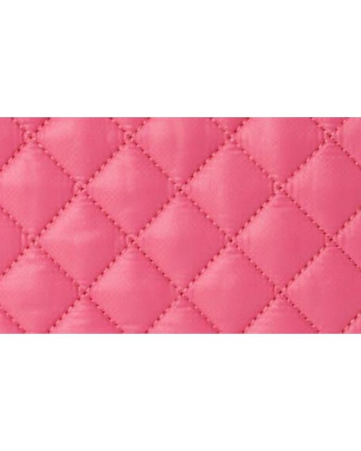 MZ Wallace Pink Small Sutton Deluxe Quilted Nylon Crossbody Bag