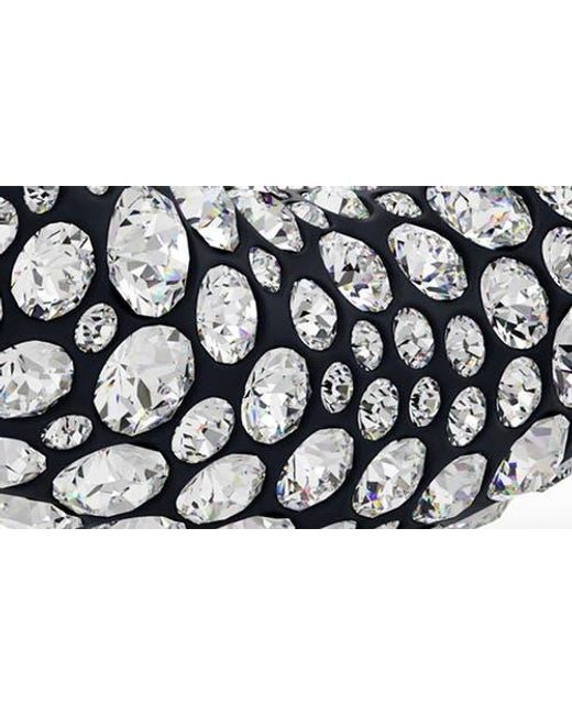 Swarovski Black Sublima Hoop Earrings