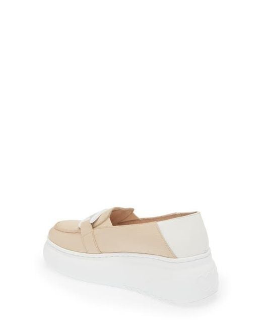 Wonders Natural Platform Loafer