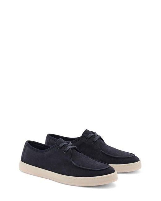 Mango Blue Suede Boat Shoe for men