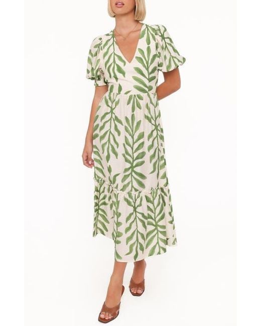 petal and pup green midi dress Petal and Pup Women's Grasie Dress
