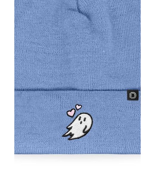 Alix Blue Heartly Ghost Beanie