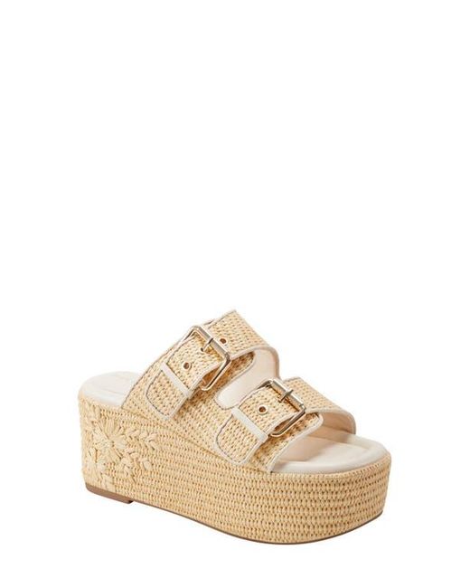 Marc Fisher Natural Poppy Platform Sandal