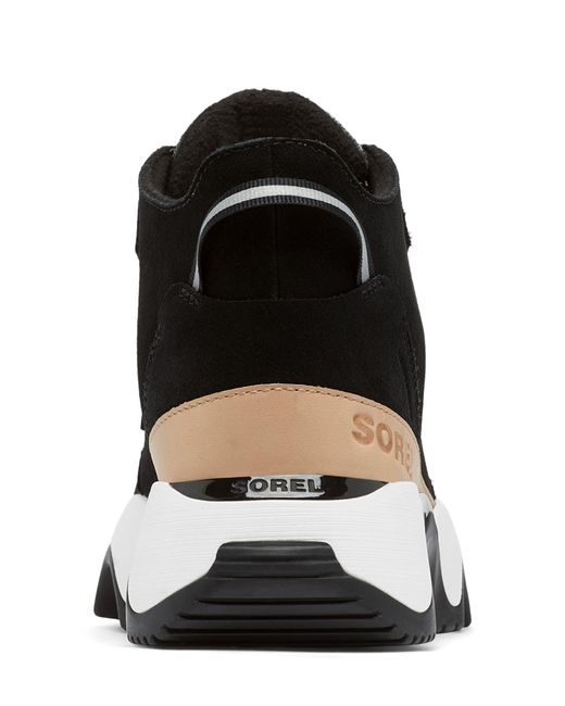 sorel kinetic caribou black