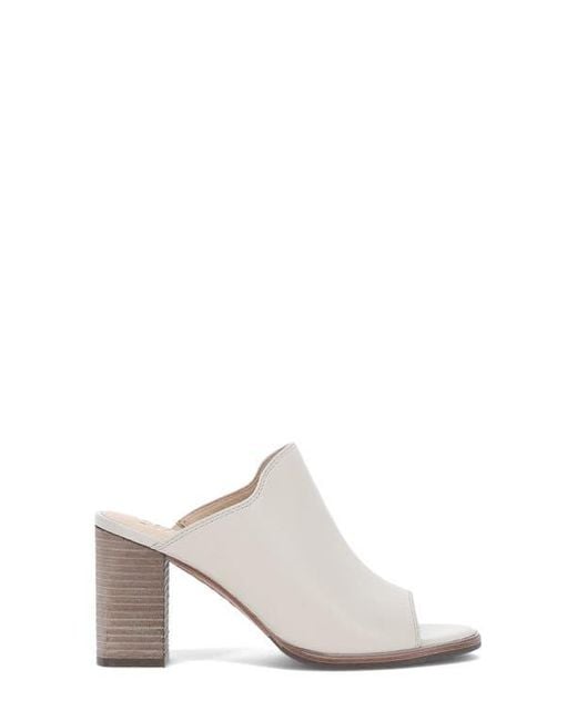 Frye White Stella Mule