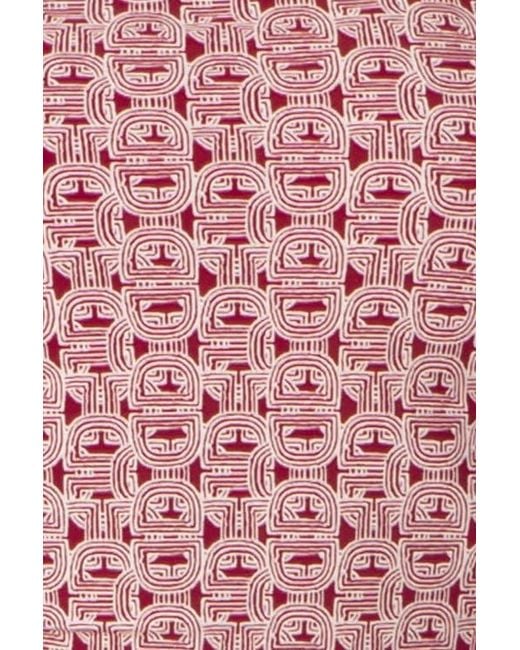 Helen Jon Red Short Caftan