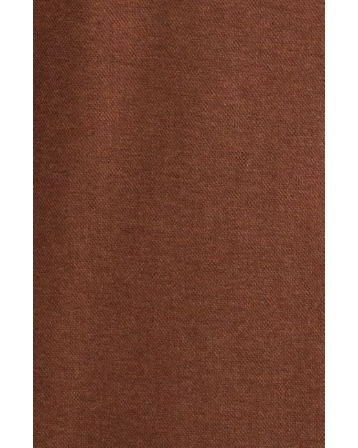 Johnston & Murphy Brown Icon Reversible Quarter Zip for men